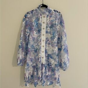 Beulah Lace Dress with Pastel Hues